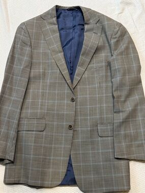 Copley men’s jacket beige houndstooth. 40L
